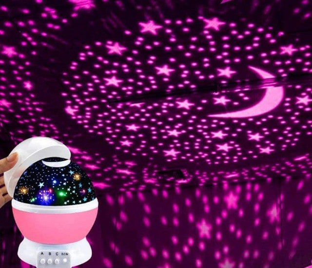 Astronaut Galaxy Projector Night Light with Timer