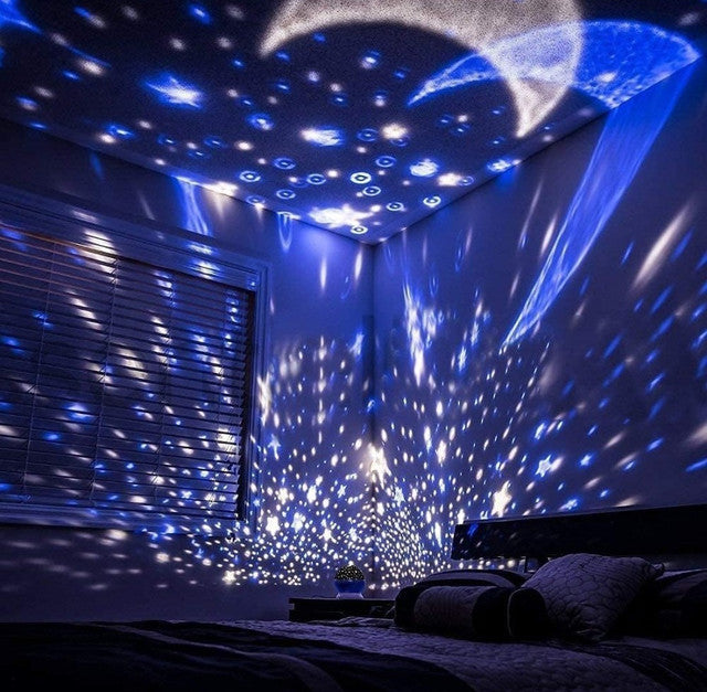 Astronaut Galaxy Projector Night Light with Timer