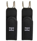 Buckle Less Elastic Belt, Pair, Black