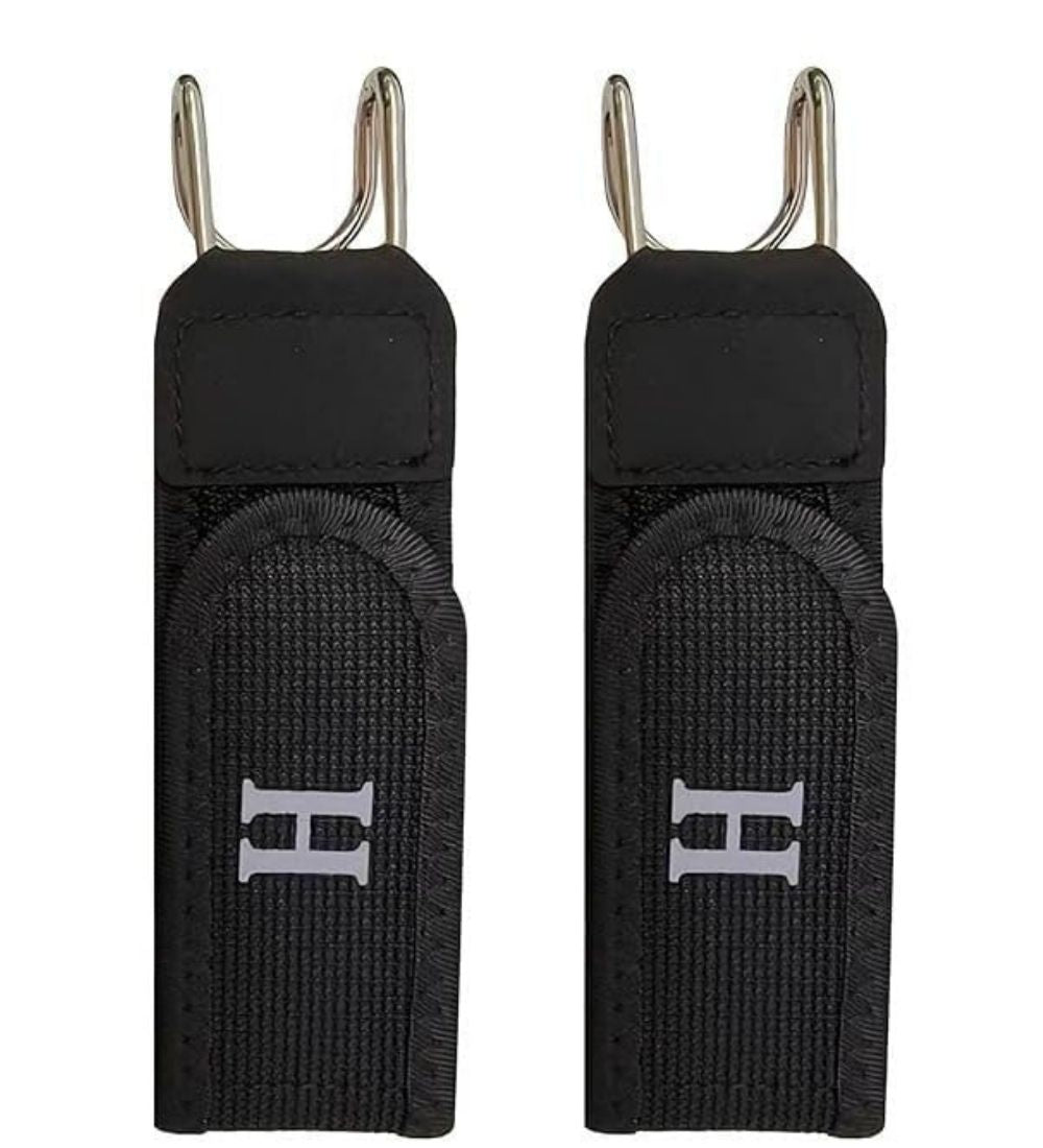 Buckle Less Elastic Belt, Pair, Black