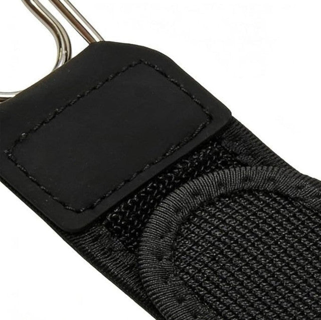 Buckle Less Elastic Belt, Pair, Black