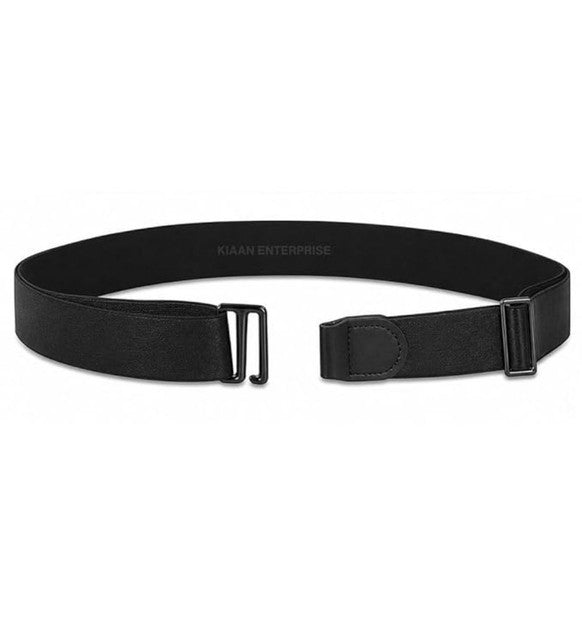 Buckle Free Shirt Tucker Belt, Black