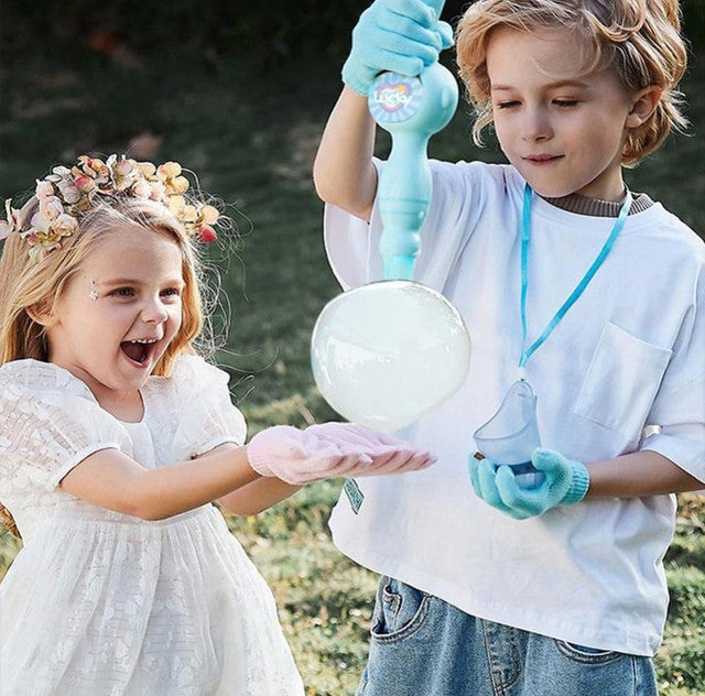 Fog Bubble Machine with Colour Lights, Multicolour