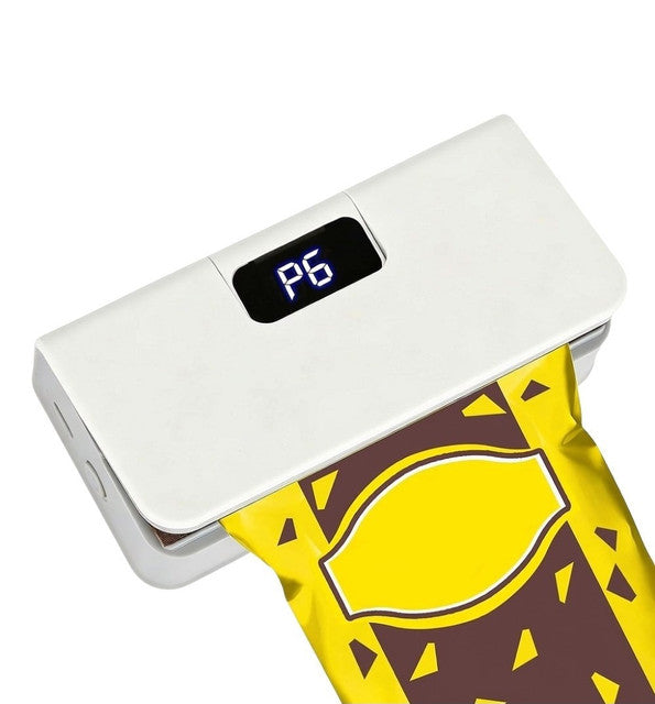 Mini Handheld Bag Sealer with Cutter & 6 Heat Settings
