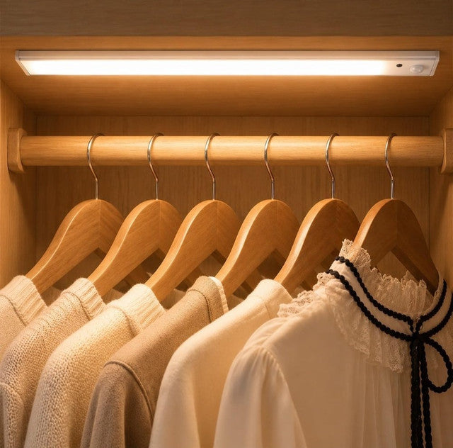 Rechargeable Under Cabinet Light with 3 Light Modes, White