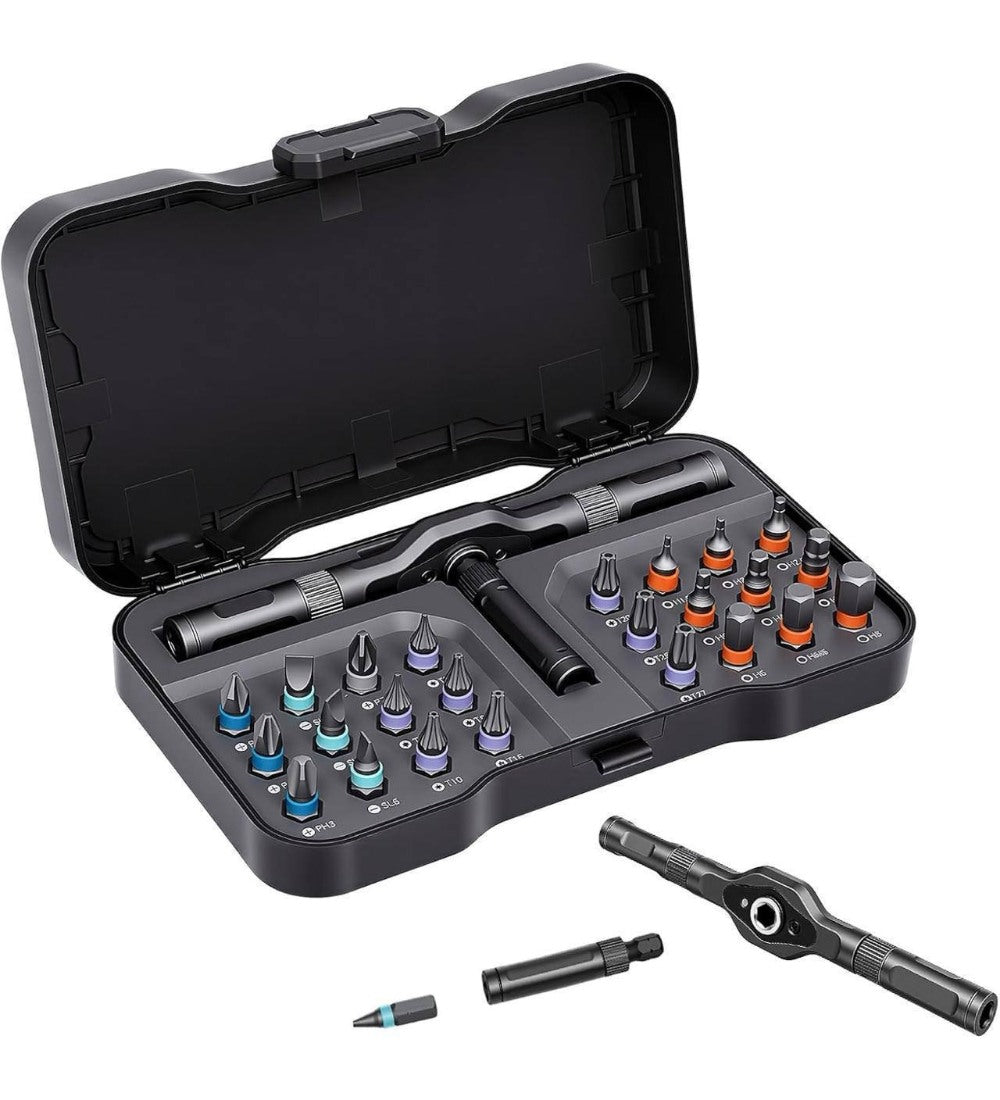 24-in-1 T Shape Screwdriver Set with Magnetic Head
