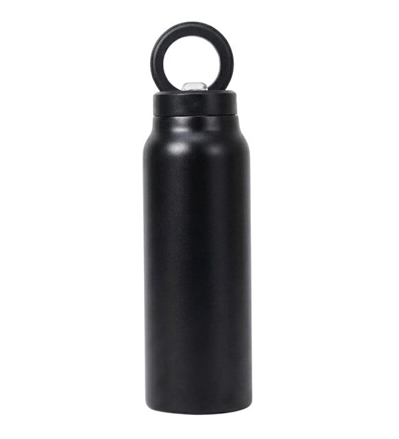 Stainless Steel Water Bottle with Magnetic Phone Holder Lid